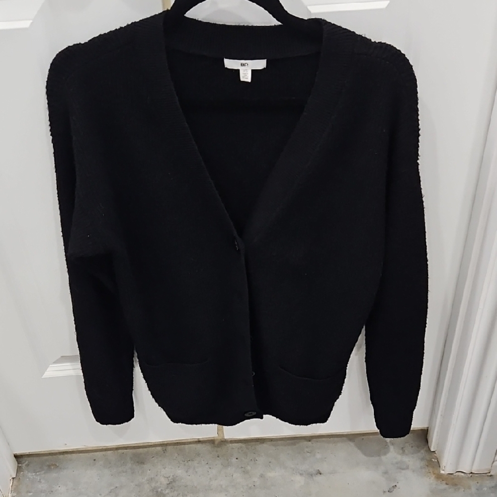 BP Women's Black Cardigan Sweater